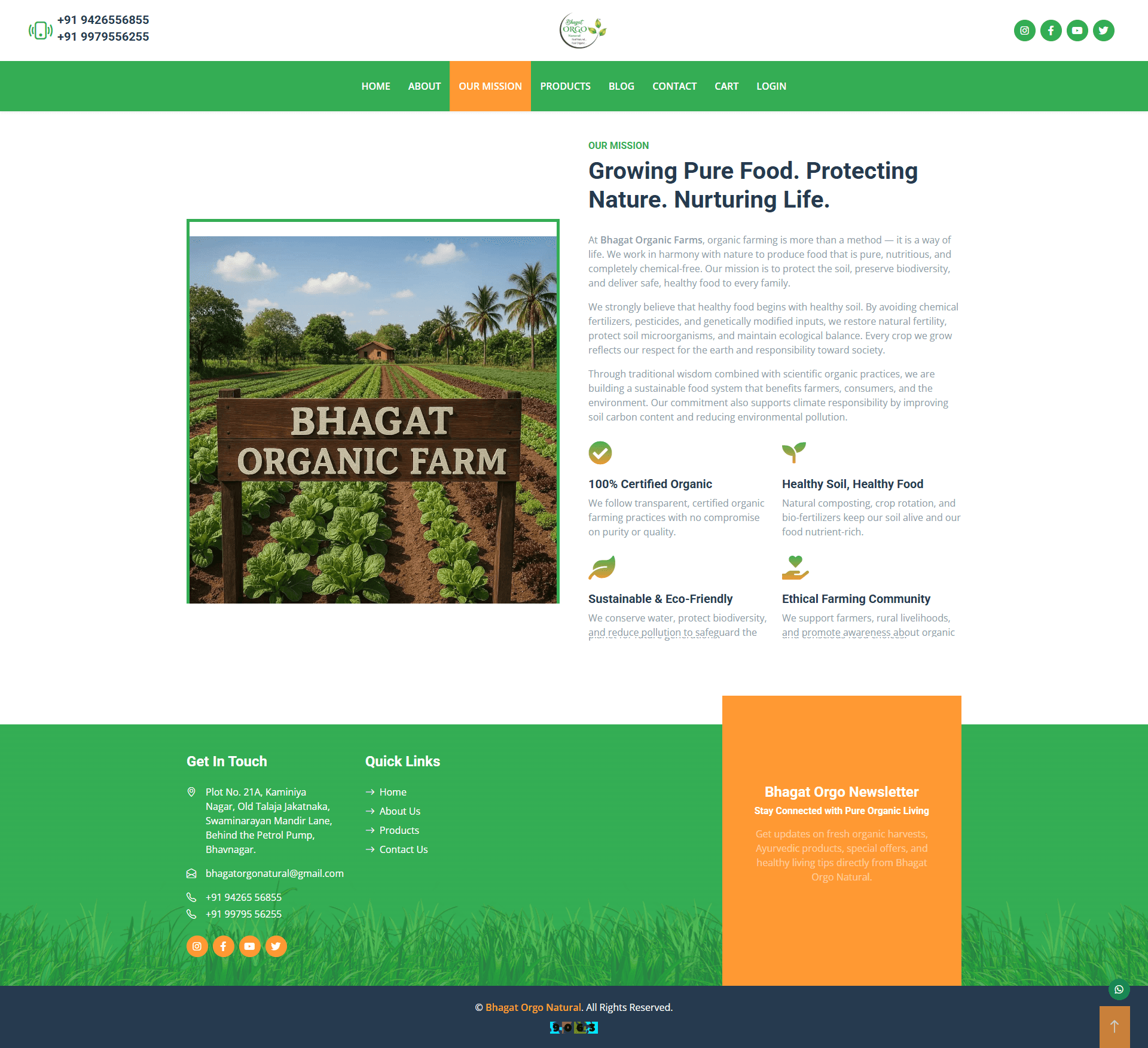 Bhagat Orgo Natural — Organic D2C Platform screen 6