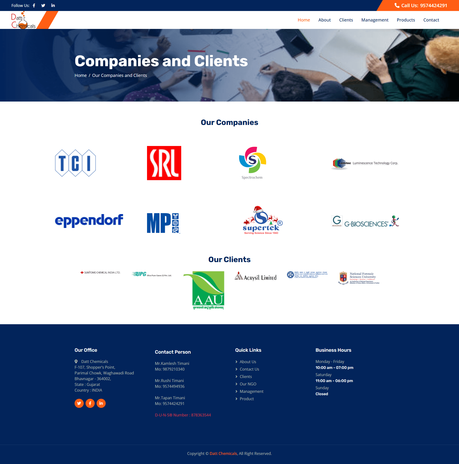 Datt Chemicals — Industrial & Laboratory Supply screen 3