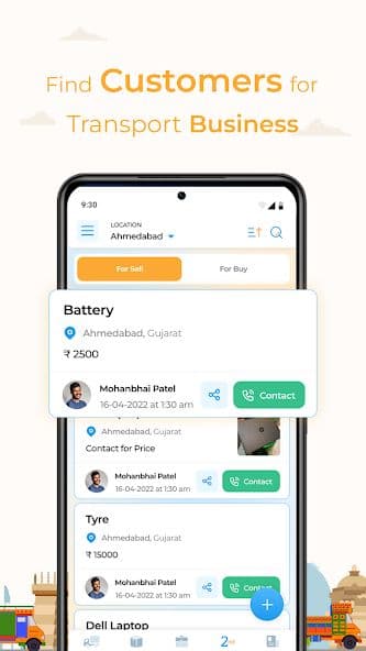 Desh Parivahan — Freight Booking & Logistics App screen 2