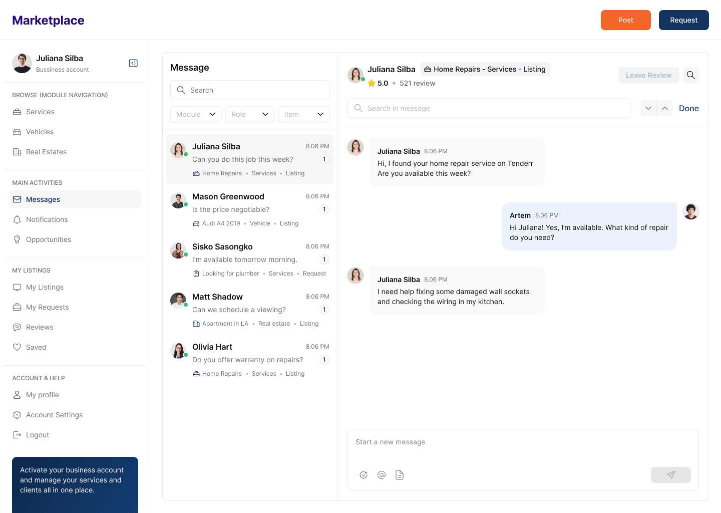 Marketplace — Multi-Vendor Marketplace Platform screen 10
