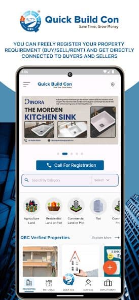 Quick Build Con — Real Estate & Business Network App screen 2
